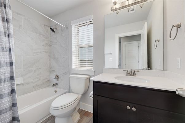 Bathroom, Interior, Marble Walls, Wood Texture Flooring