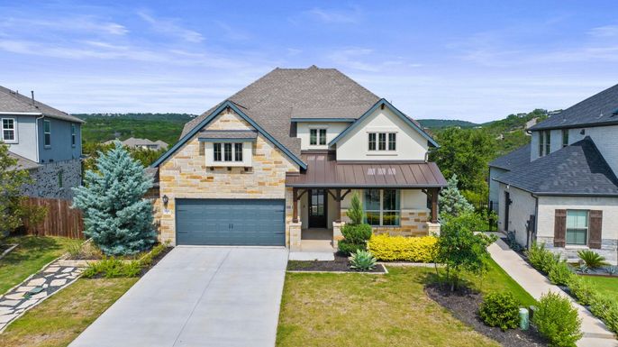 Attached, Exterior, Facade, Farmhouse