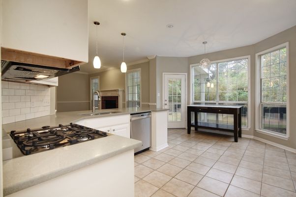 Interior, Kitchen, Pendant Lights, Stainless Steel Appliances