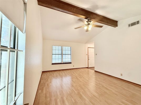 Empty room, Interior, Wooden Beams, Wood Texture Flooring