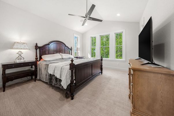 Bedroom, Interior, Recessed Lighting