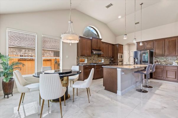Dining room, Interior, Kitchen, Pendant Lights, Recessed Lighting
