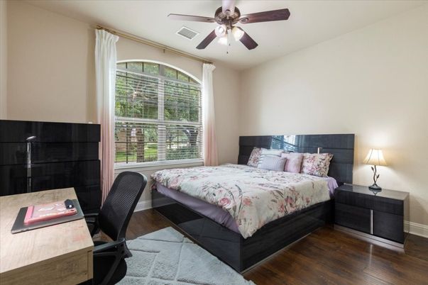 Bedroom, Interior, Wood Texture Flooring