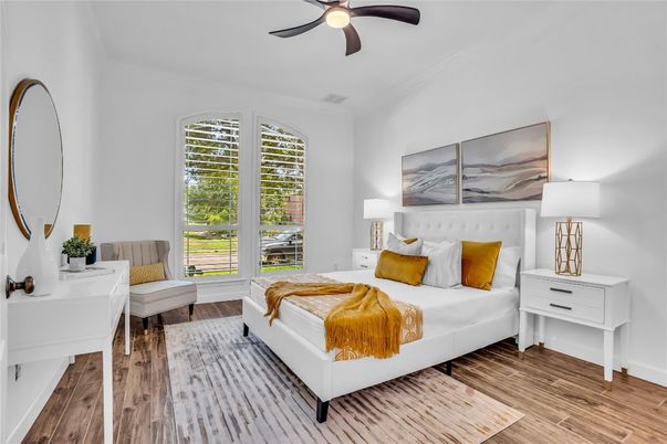 Bedroom, Interior, Wood Texture Flooring