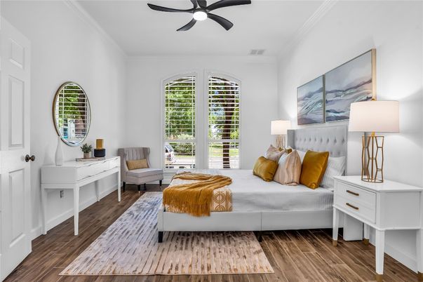 Bedroom, Interior, Wood Texture Flooring