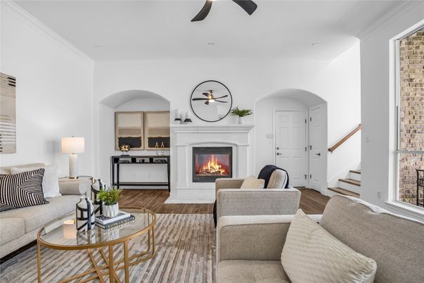 Fireplace, Interior, Living room, Wood Texture Flooring