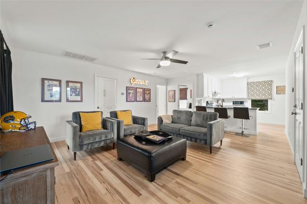 Interior, Kitchen, Living room, Wood Texture Flooring