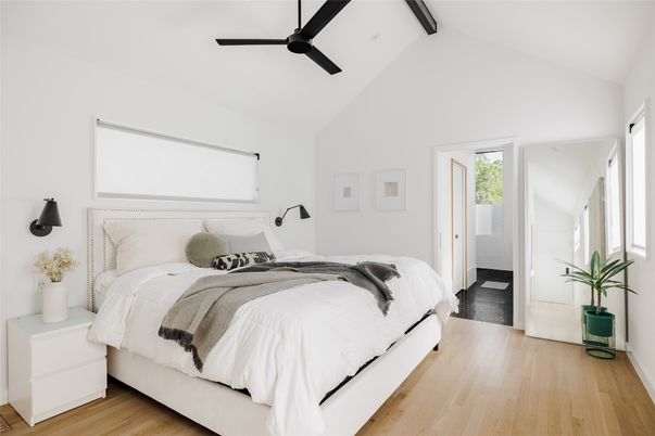 Bedroom, Interior, Wood Texture Flooring