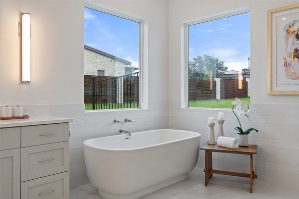 Bathroom, Free Standing Baths, Interior, Marble