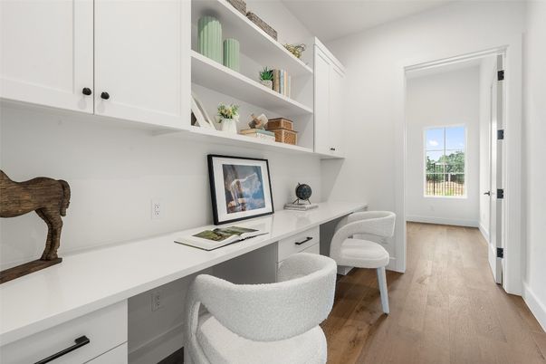 Home Office, Interior, Wood Texture Flooring