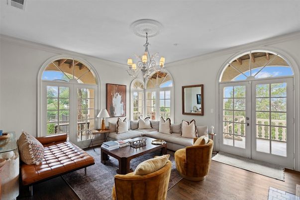 Chandelier, Interior, Living room, Wood Texture Flooring