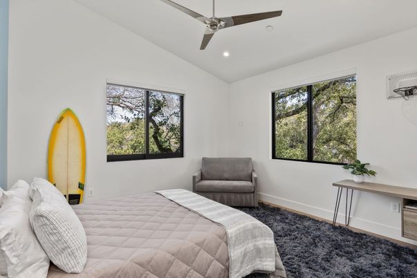 Bedroom, Interior, Recessed Lighting