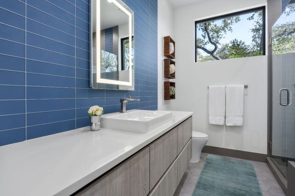 Bathroom, Glass Shower, Interior