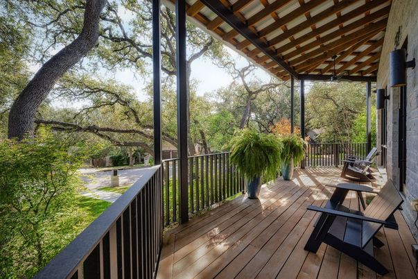 Exterior, Wood Texture Flooring