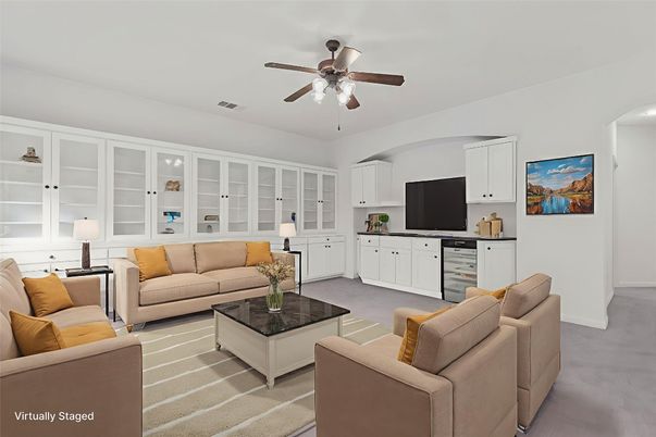 Interior, Living room, Recessed Lighting