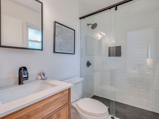 Bathroom, Glass Shower, Interior