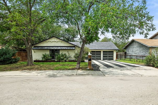 Attached, Backyard, Detached Garage, Exterior, Facade, Ranch