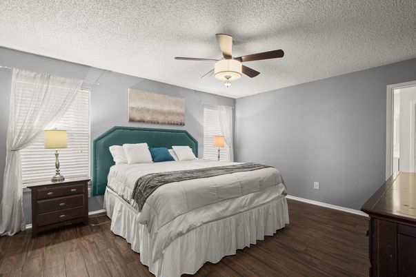 Bedroom, Interior, Wood Texture Flooring