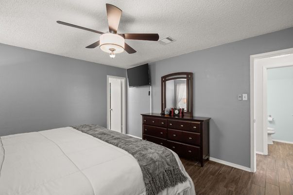 Bedroom, Interior, Wood Texture Flooring