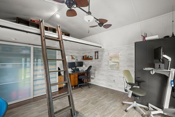 Home Office, Interior, Wood Texture Flooring