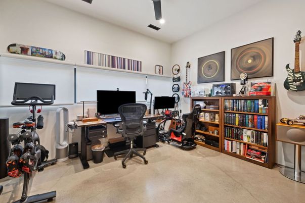 Fitness Equipment, Home Office, Interior, Recessed Lighting