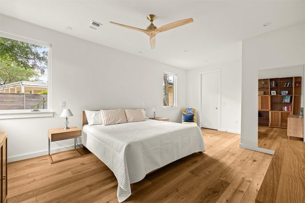 Bedroom, Interior, Wood Texture Flooring
