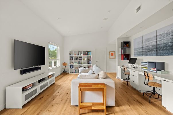 Home Office, Interior, Wood Texture Flooring