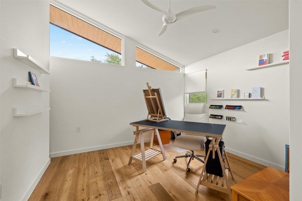 Home Office, Interior, Wood Texture Flooring