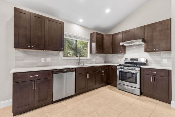 Interior, Kitchen, Recessed Lighting, Stainless Steel Appliances