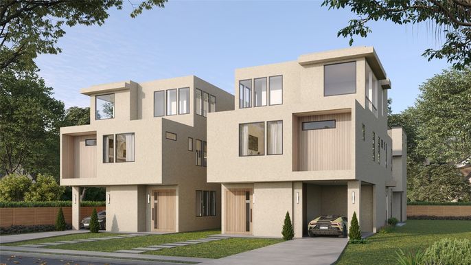 Exterior, Facade, Modern