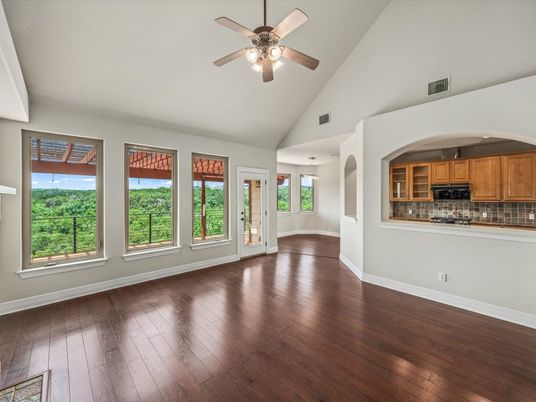 Empty room, Interior, Kitchen, Wood Texture Flooring