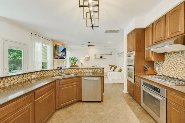 Interior, Kitchen, Recessed Lighting, Stainless Steel Appliances