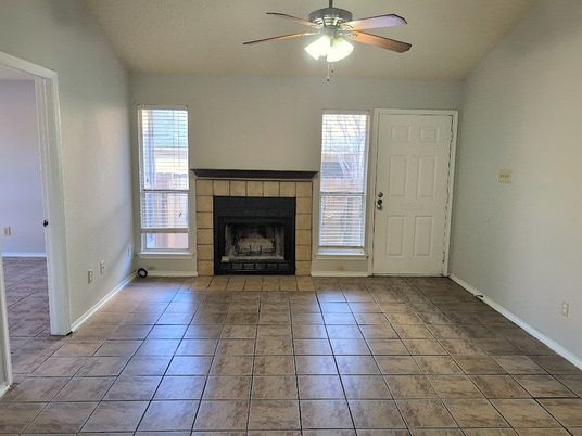 Empty room, Fireplace, Interior