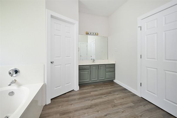 Bathroom, Interior, Wood Texture Flooring