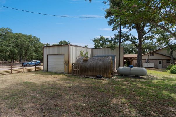 Backyard, Detached Garage, Exterior