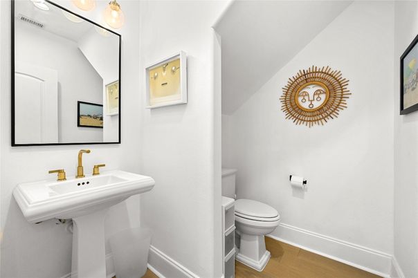 Bathroom, Interior, Wood Texture Flooring