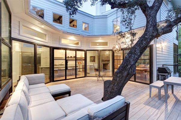 Exterior, Wood Texture Flooring
