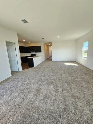 Empty room, Interior, Kitchen, Recessed Lighting