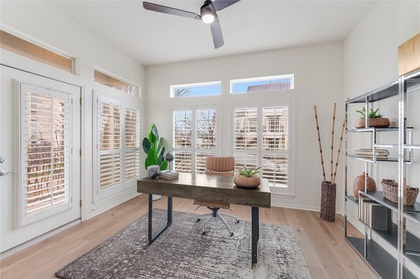 Home Office, Interior, Wood Texture Flooring