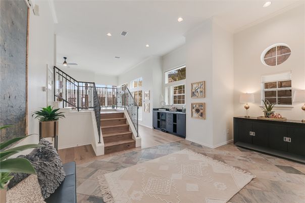 Interior, Recessed Lighting, Wood Texture Flooring