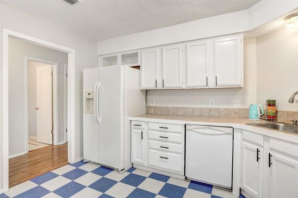 Interior, Kitchen, Wood Texture Flooring
