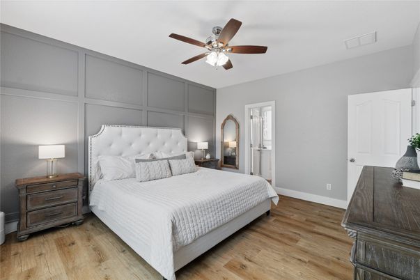 Bedroom, Interior, Wood Texture Flooring