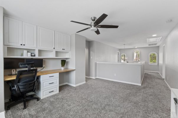 Home Office, Interior, Recessed Lighting