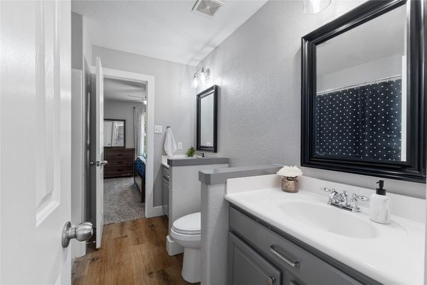 Bathroom, Interior, Wood Texture Flooring