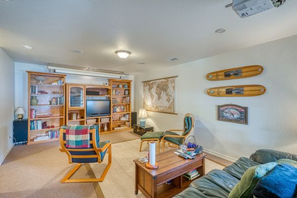 Interior, Living room, Recessed Lighting