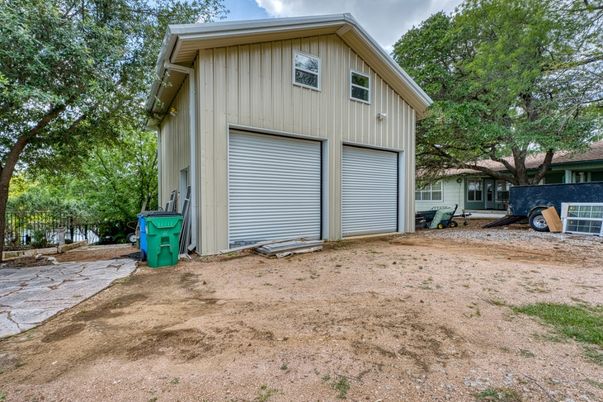 Backyard, Detached Garage, Exterior