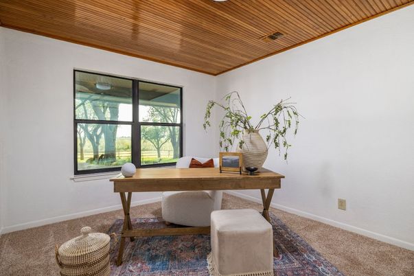 Home Office, Interior, Wooden Ceilings