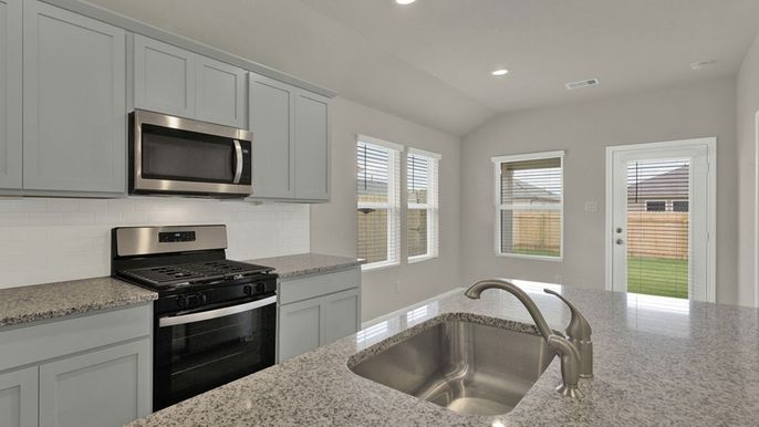 Interior, Kitchen, Recessed Lighting, Stainless Steel Appliances