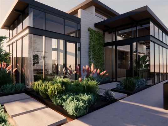 Exterior, Facade, Modern
