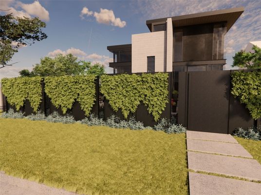 Backyard, Exterior, Facade, Modern